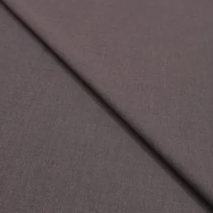 4 YDS Gunsmoke Gray Crosshatch Wool Loro Piana Fabric