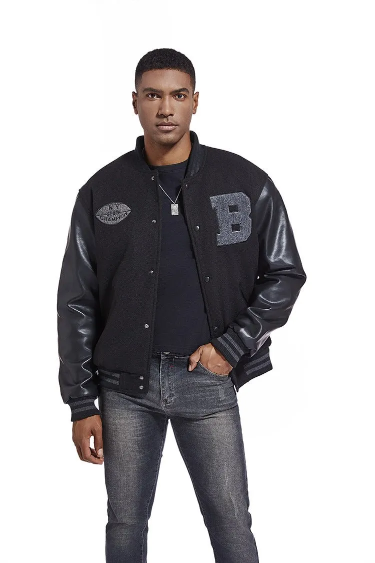 American Baseball Jacket Casual Stitching