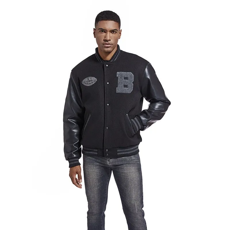 American Baseball Jacket Casual Stitching