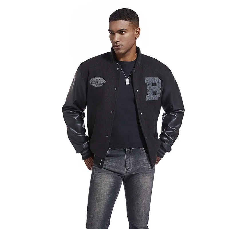 American Baseball Jacket Casual Stitching