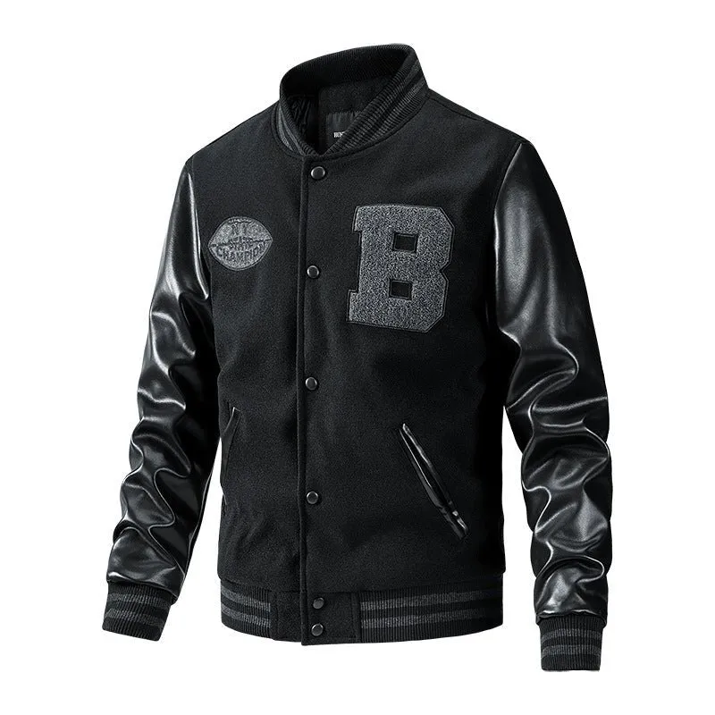 American Baseball Jacket Casual Stitching