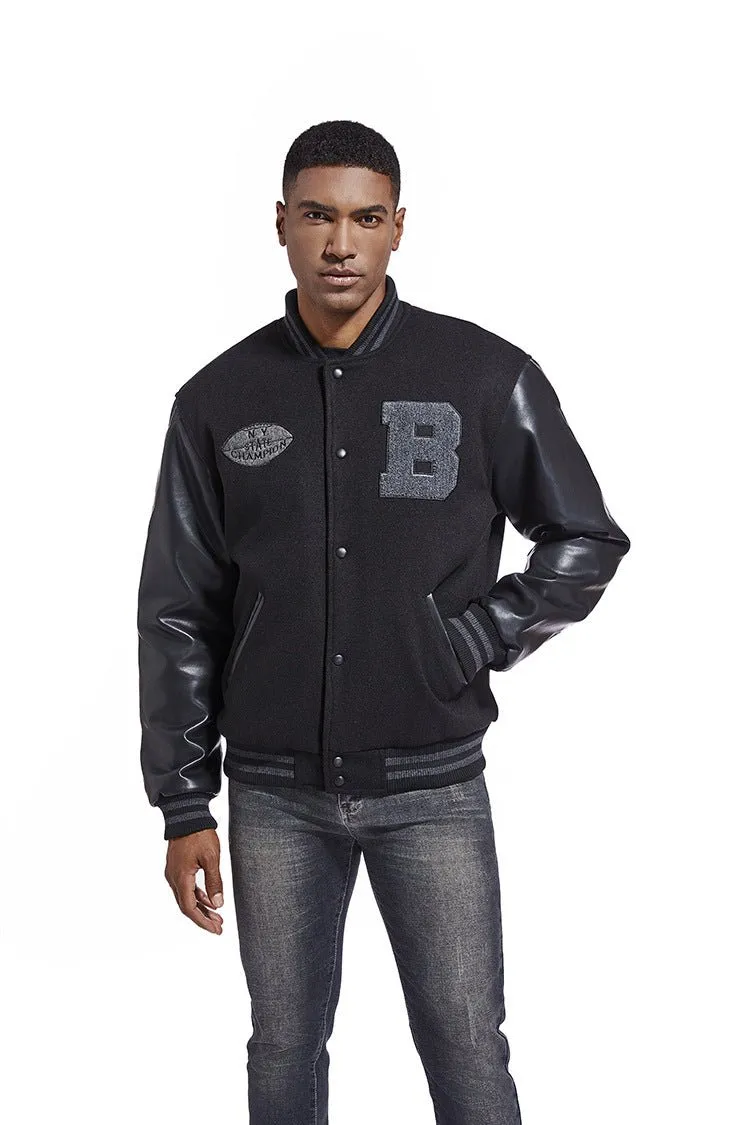 American Baseball Jacket Casual Stitching