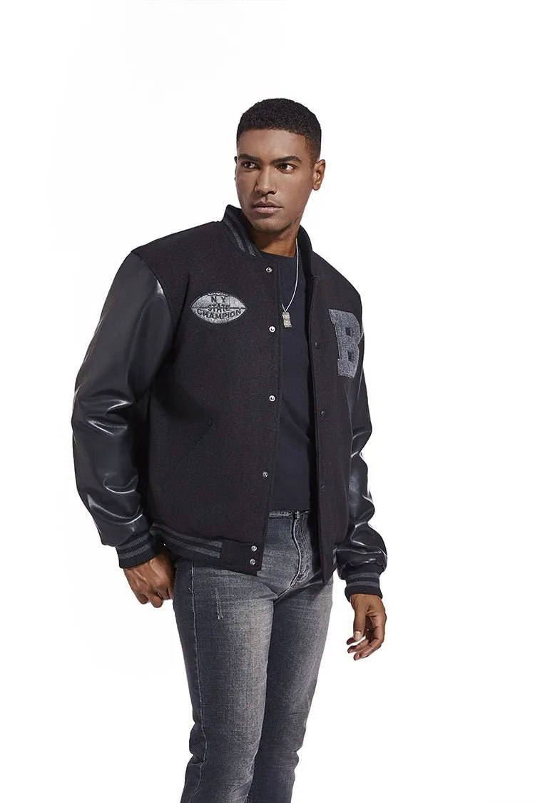 American Baseball Jacket Casual Stitching