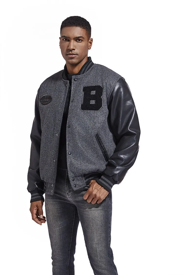 American Baseball Jacket Casual Stitching