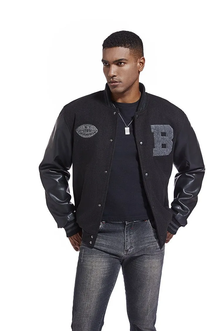 American Baseball Jacket Casual Stitching