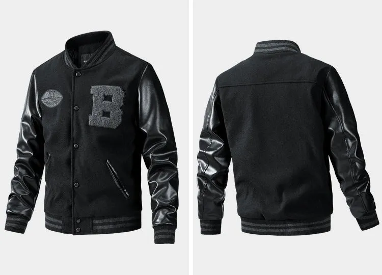 American Baseball Jacket Casual Stitching