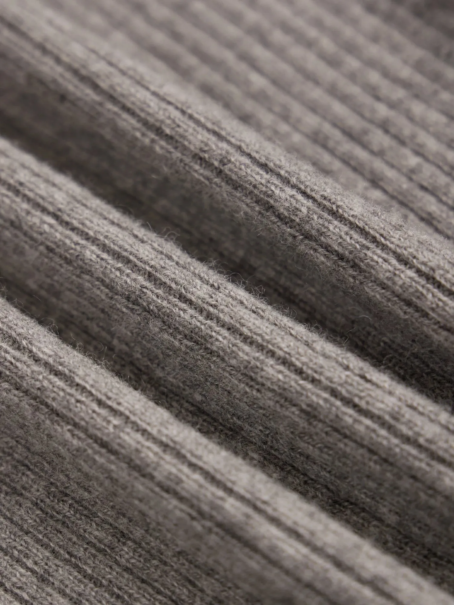 Amoretu 100% Wool Lapel Contrast Color Double-Zip Knit Cardigan
