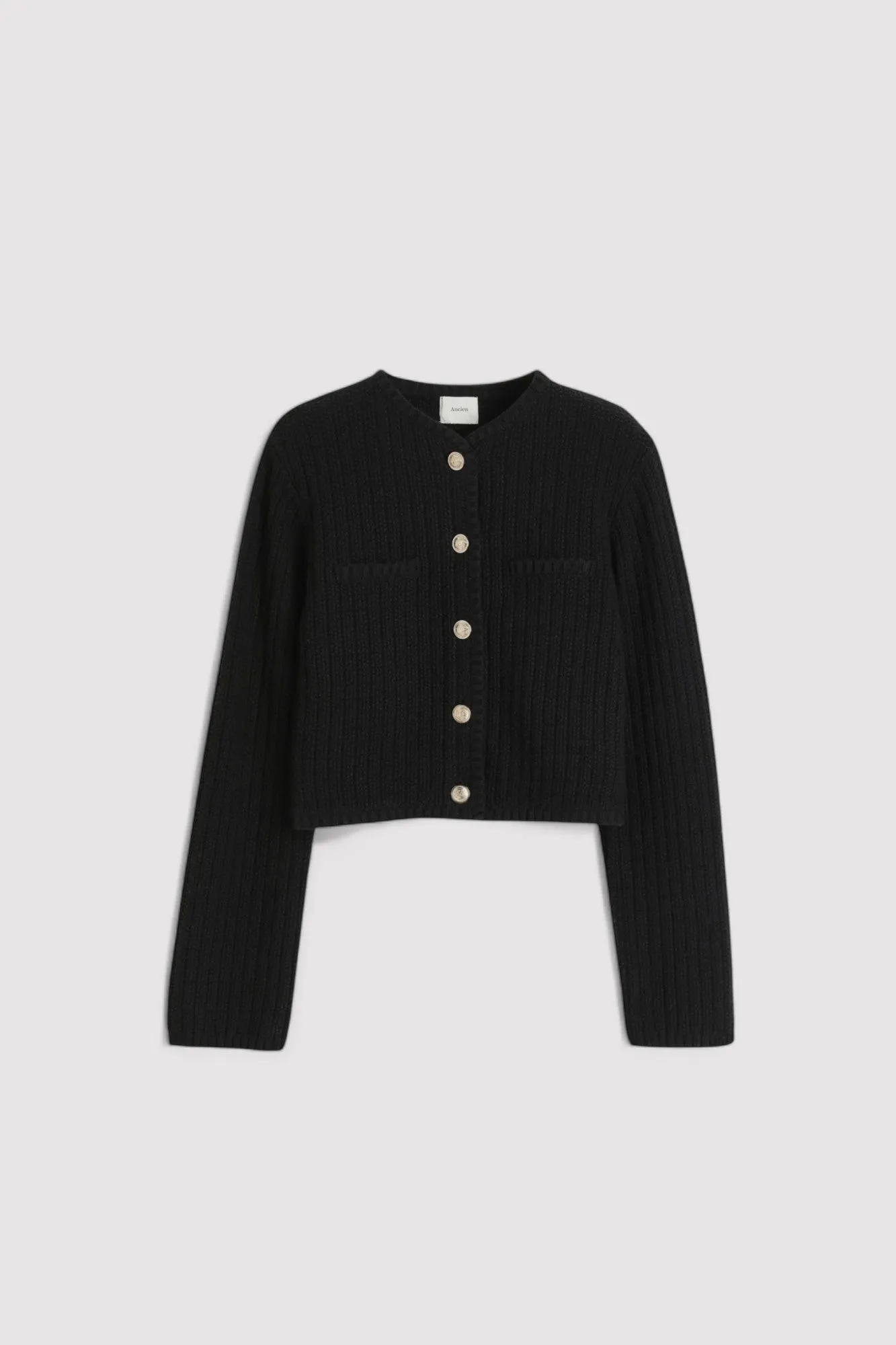 Ancien | Women's Old Money Knitted Woolen Button Cardigan