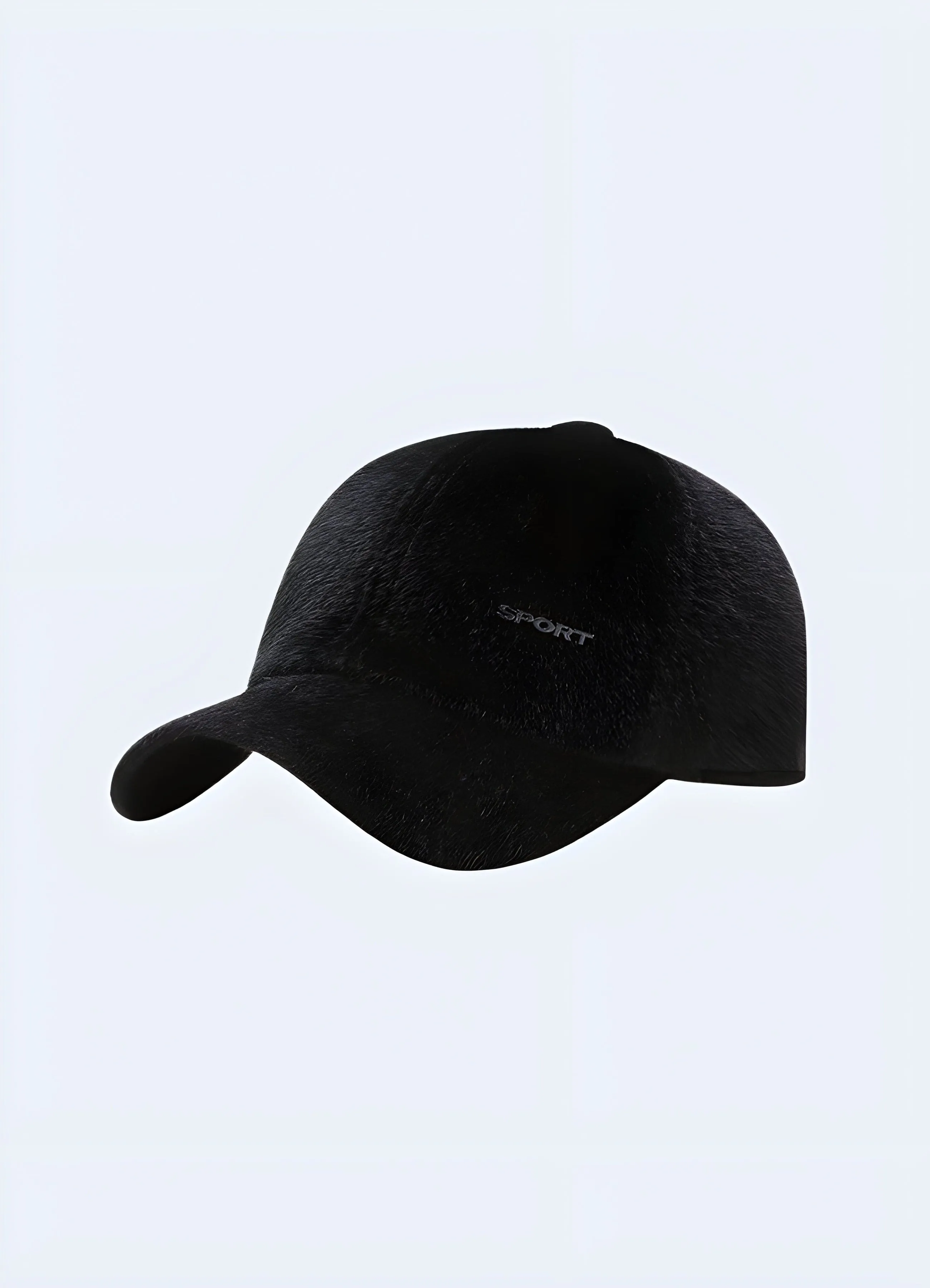 Black Street Fur Cap Mens