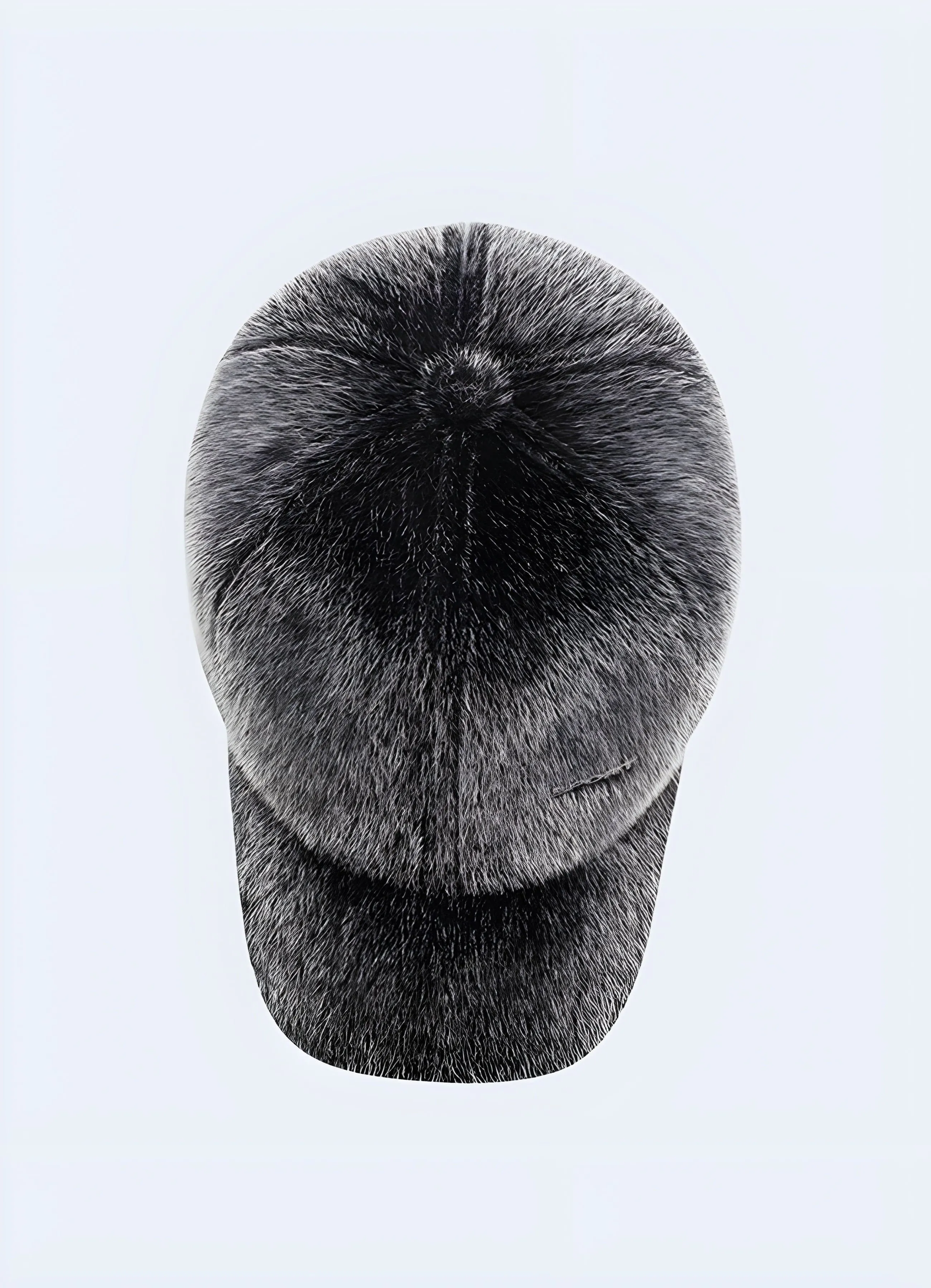 Black Street Fur Cap Mens