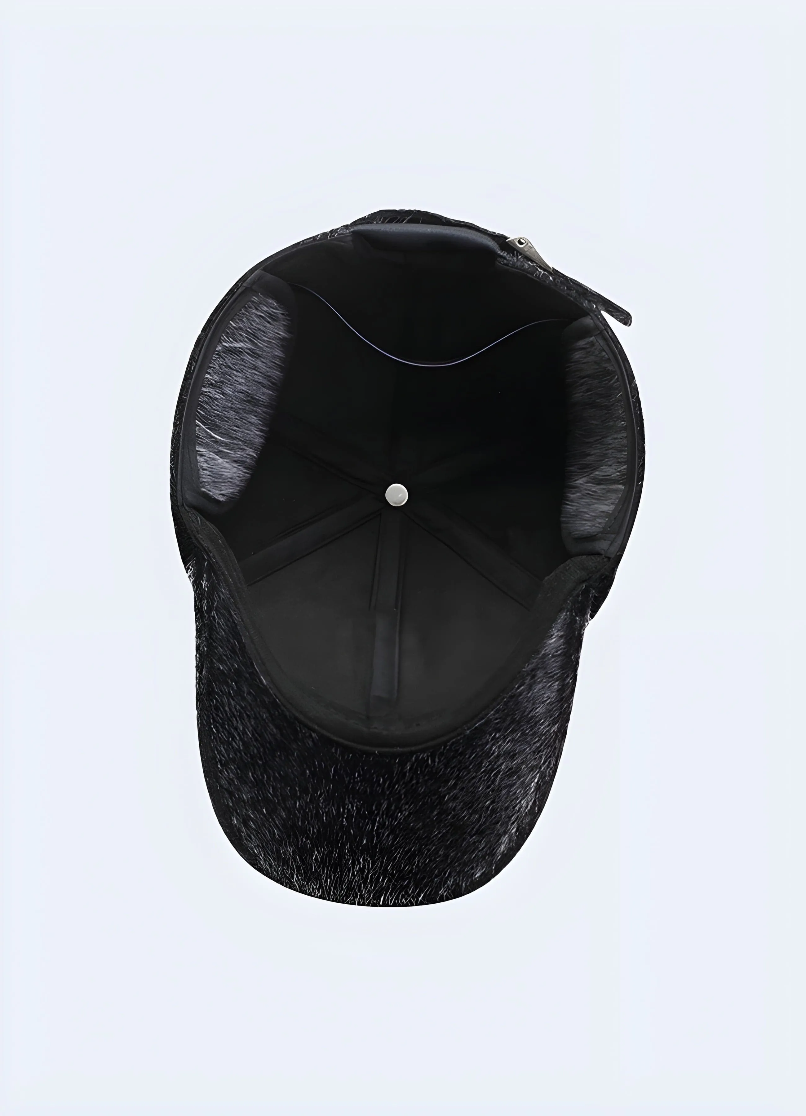 Black Street Fur Cap Mens