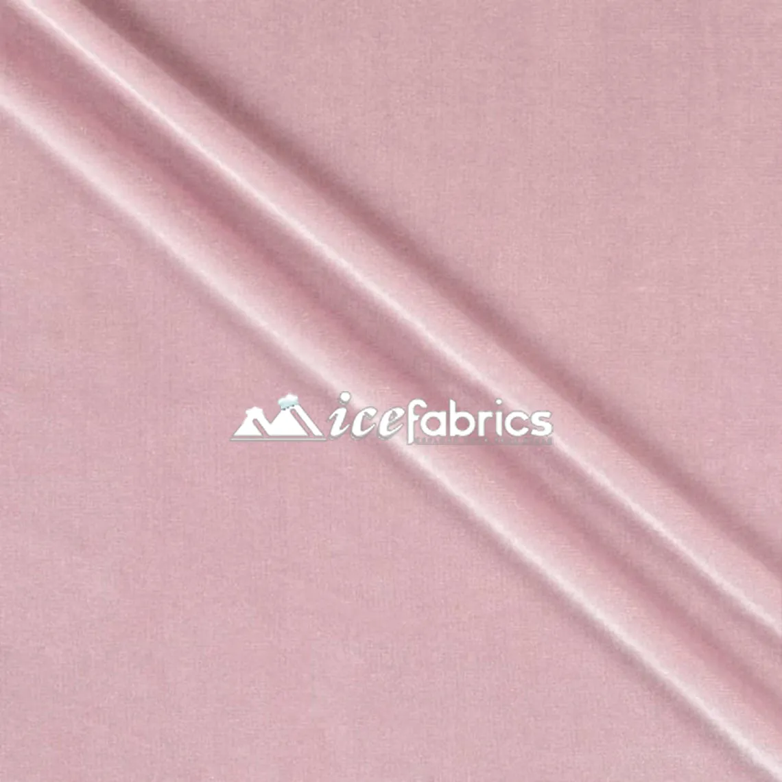 Blush Poly Spandex 4 Way Stretch Velvet Fabric/ super Soft