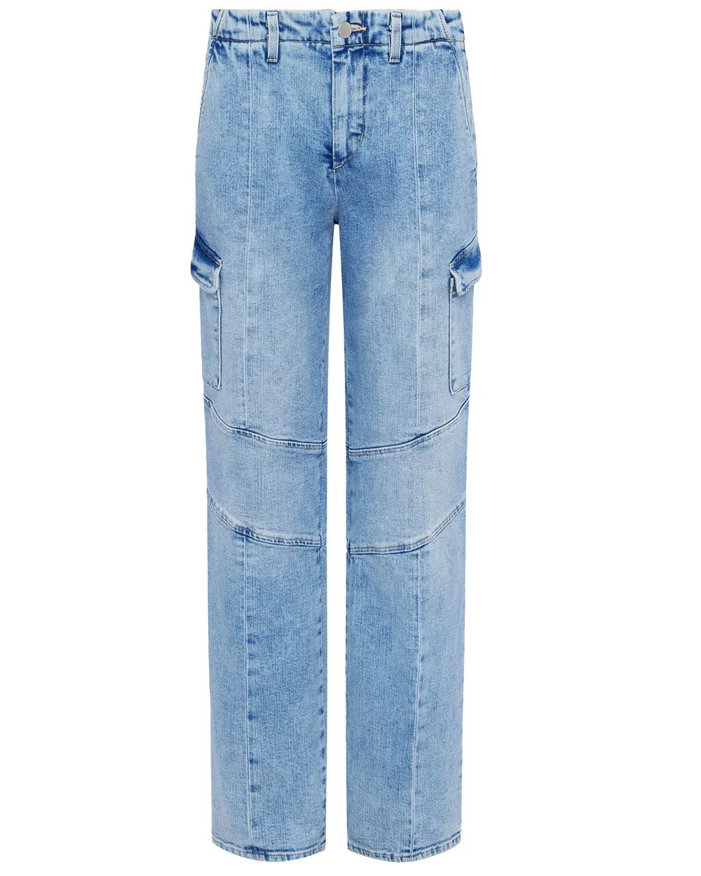 Brooklyn High Rise Utility Wide Leg Jean in Brewer