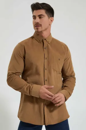 Brown Corduroy Shirt