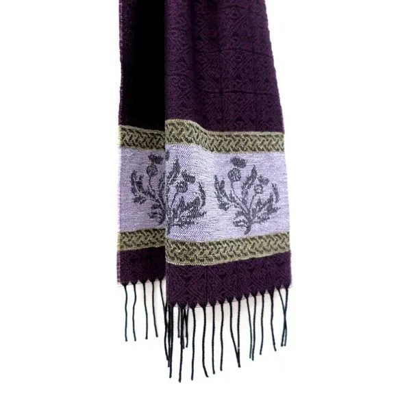 Celtic Alba Thistle Scarf