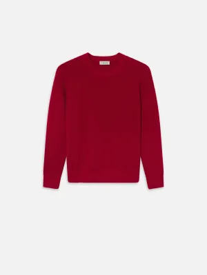 Chunky Sweater -- Spring Red
