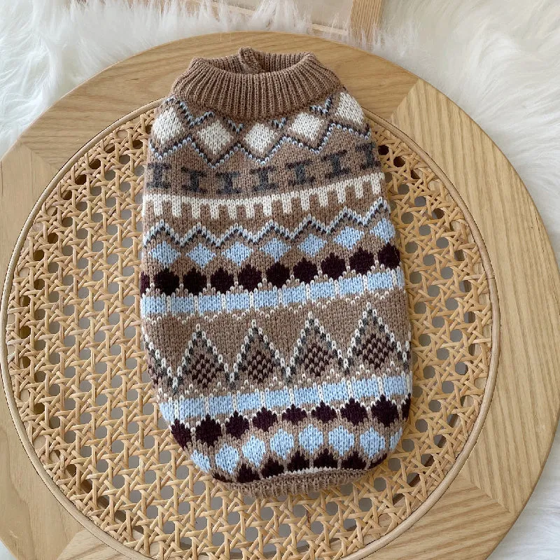 Classic Knitted Pet Sweaters