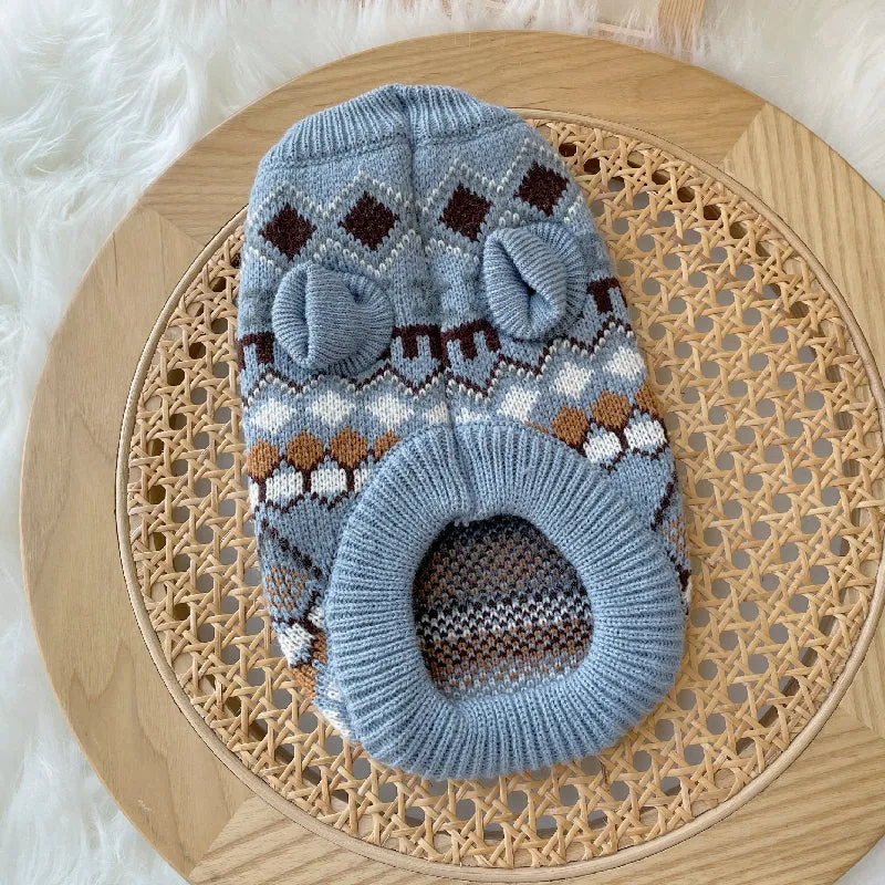 Classic Knitted Pet Sweaters