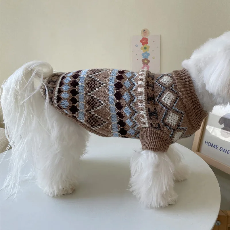 Classic Knitted Pet Sweaters