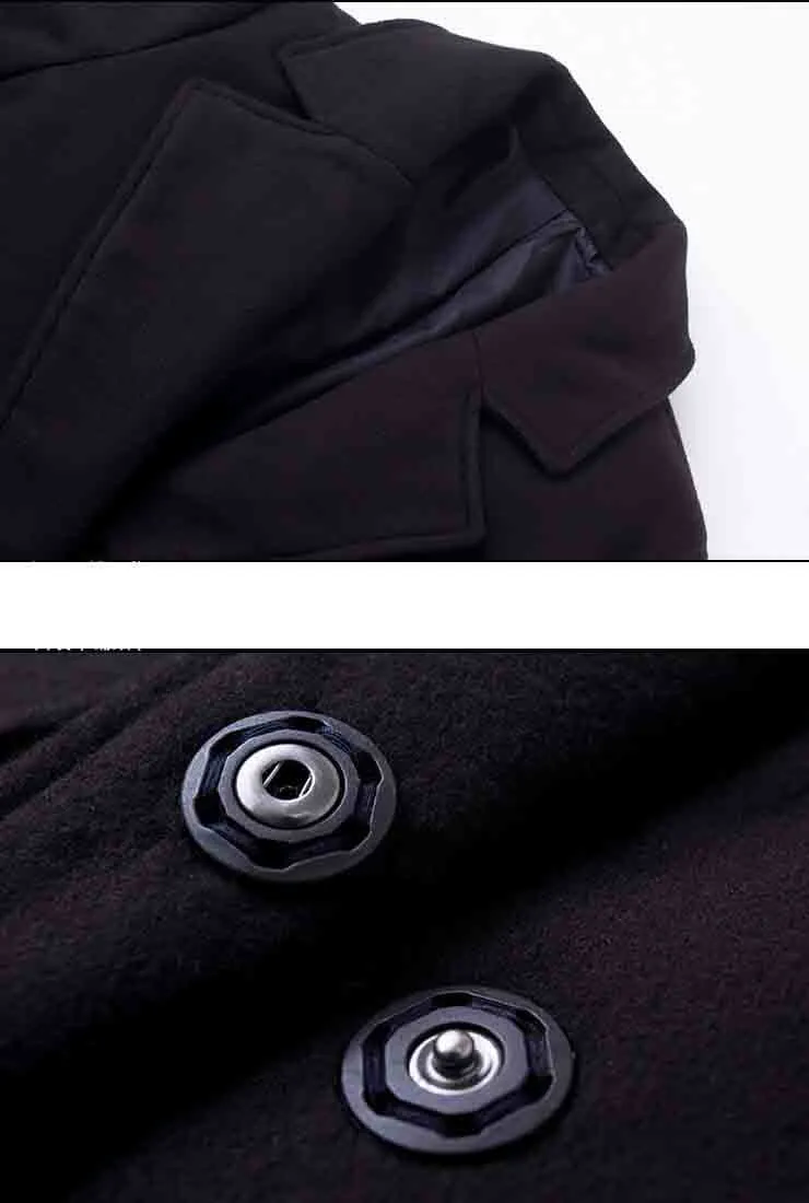 Classic Plus Size Mid-length Loose Woolen Coat