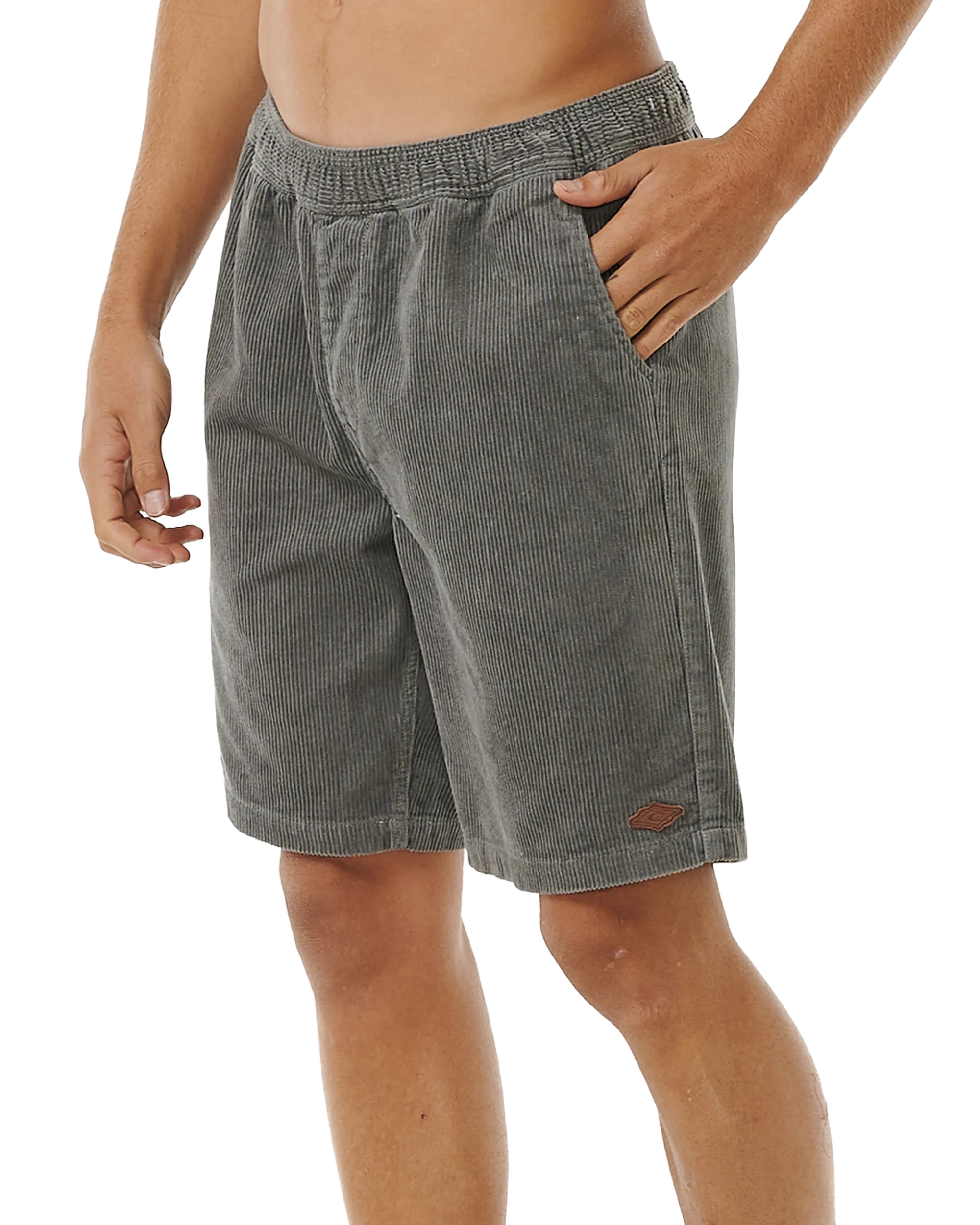 Classic Surf Corduroy Walkshorts in Charcoal Grey