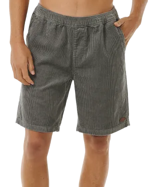 Classic Surf Corduroy Walkshorts in Charcoal Grey