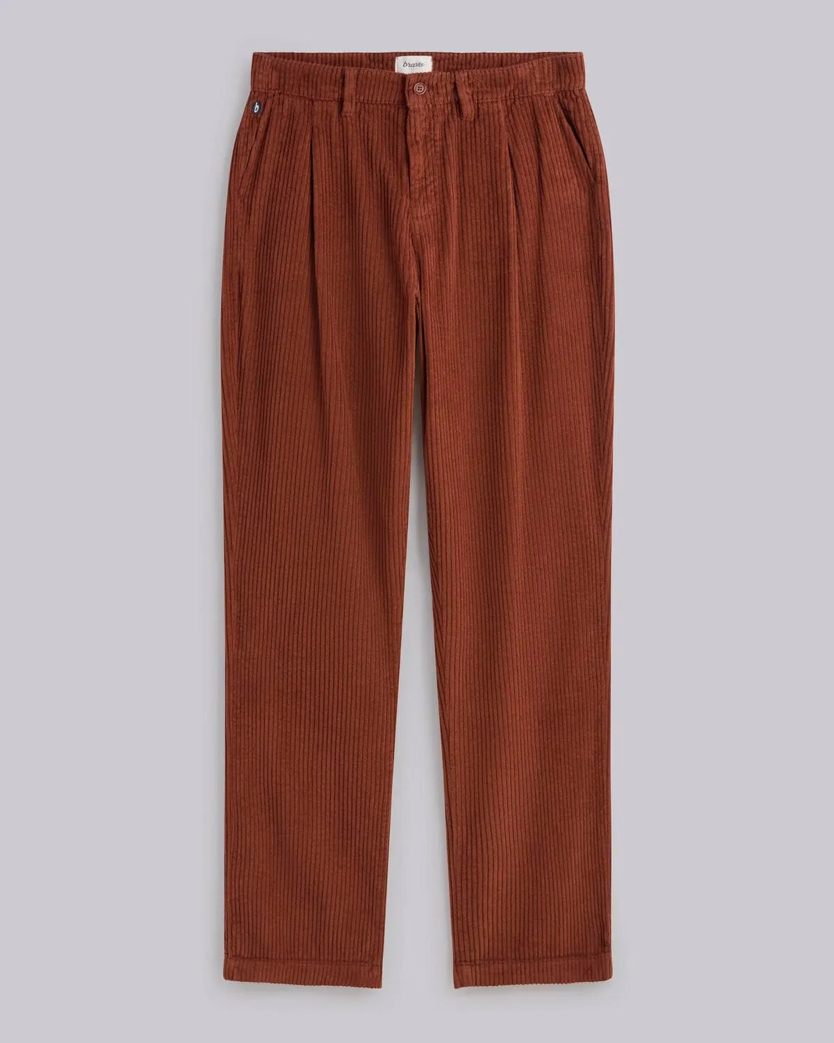 CORDUROY PLEATED CHINO
