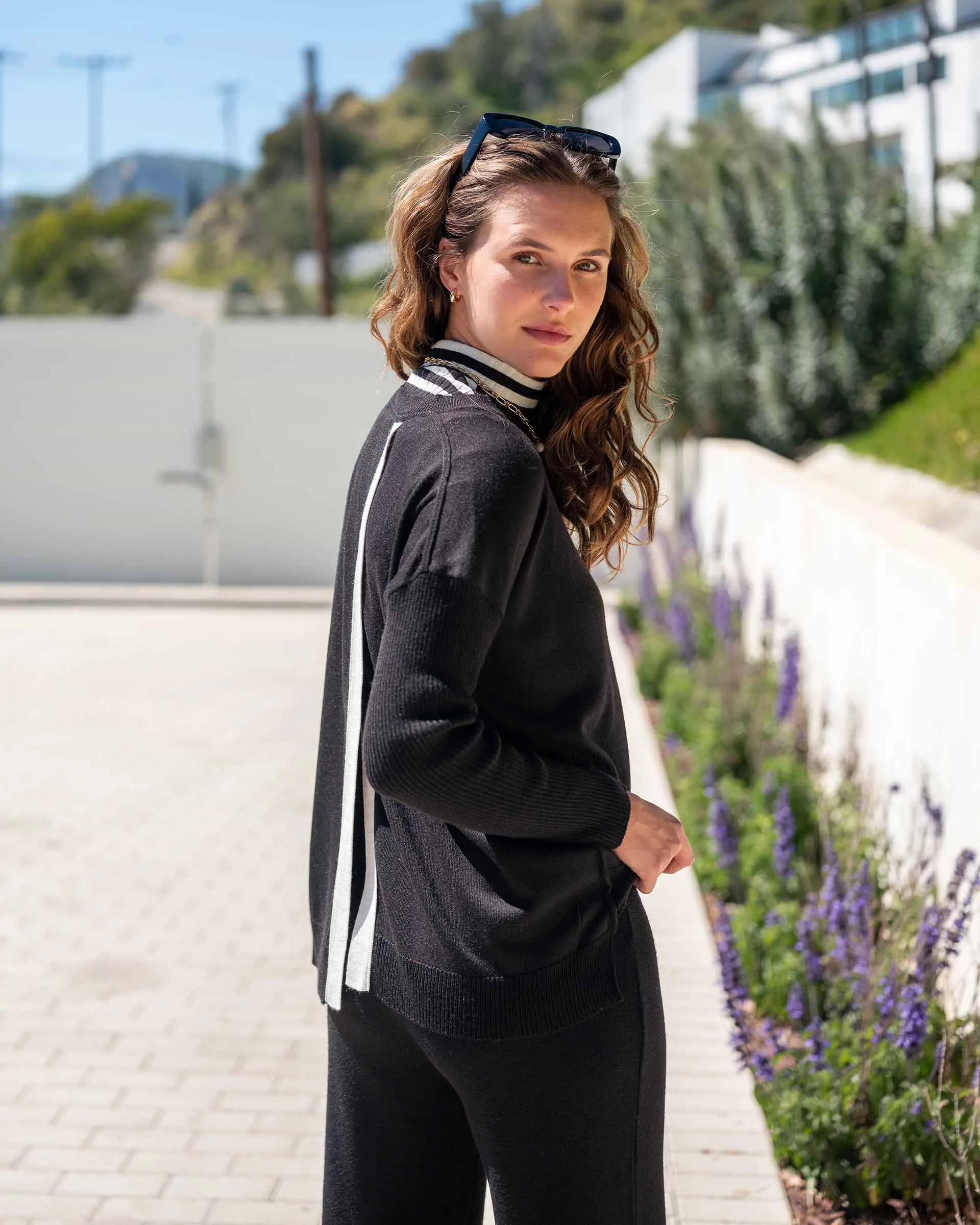 Coronado Split Back Sweater