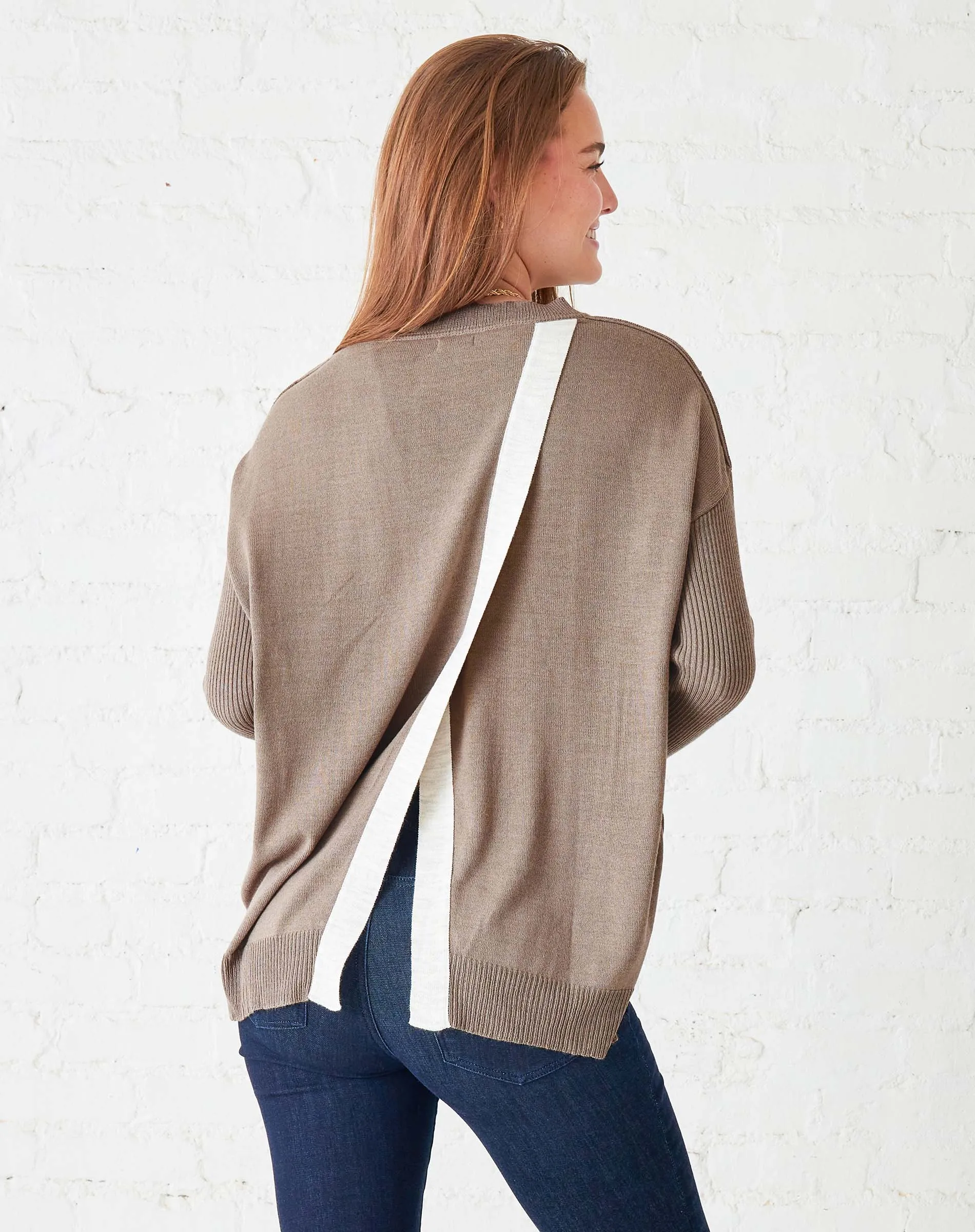 Coronado Split Back Sweater