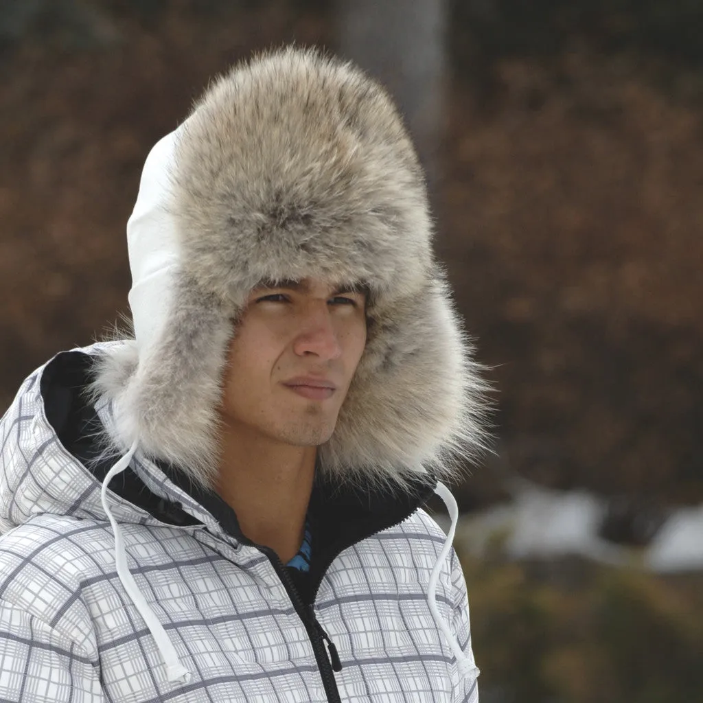 Coyote Aviator with White Leather
