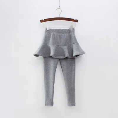 Cozy Chic: Girls' Velvet Padded Leggings