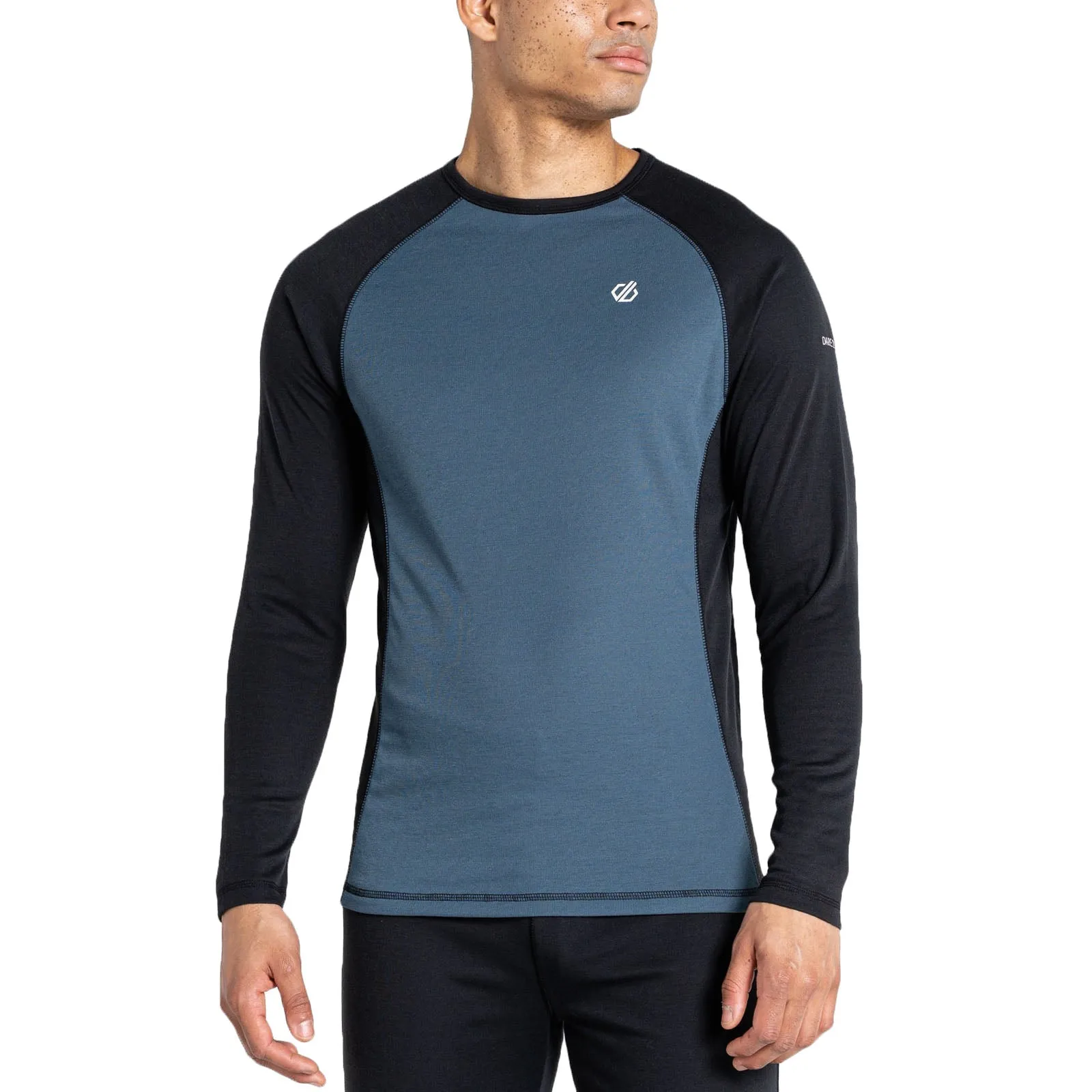 Dare 2b Mens Exchange II Long Sleeve Thermal Baselayer Top - Orion Grey