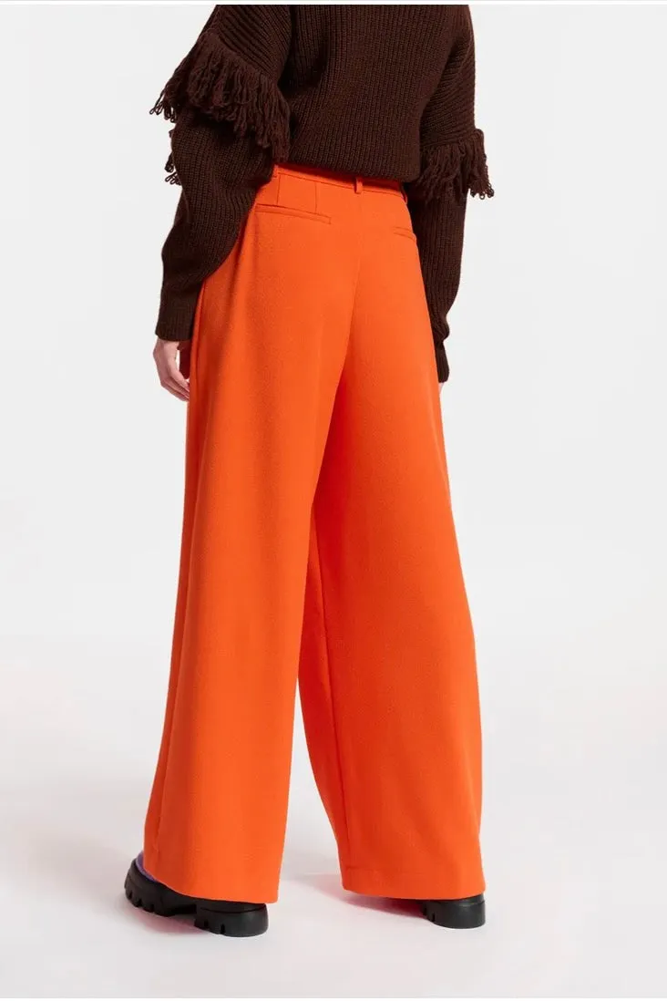 Essentiel Antwerp - Employee Wide Leg Pant: Curcuma