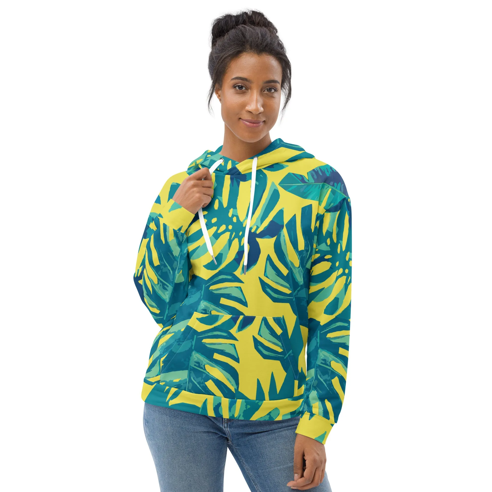 Floral Hoodie (Glamourange Spring Best Hoodies Collection - Flower Hoodies Print 0011)