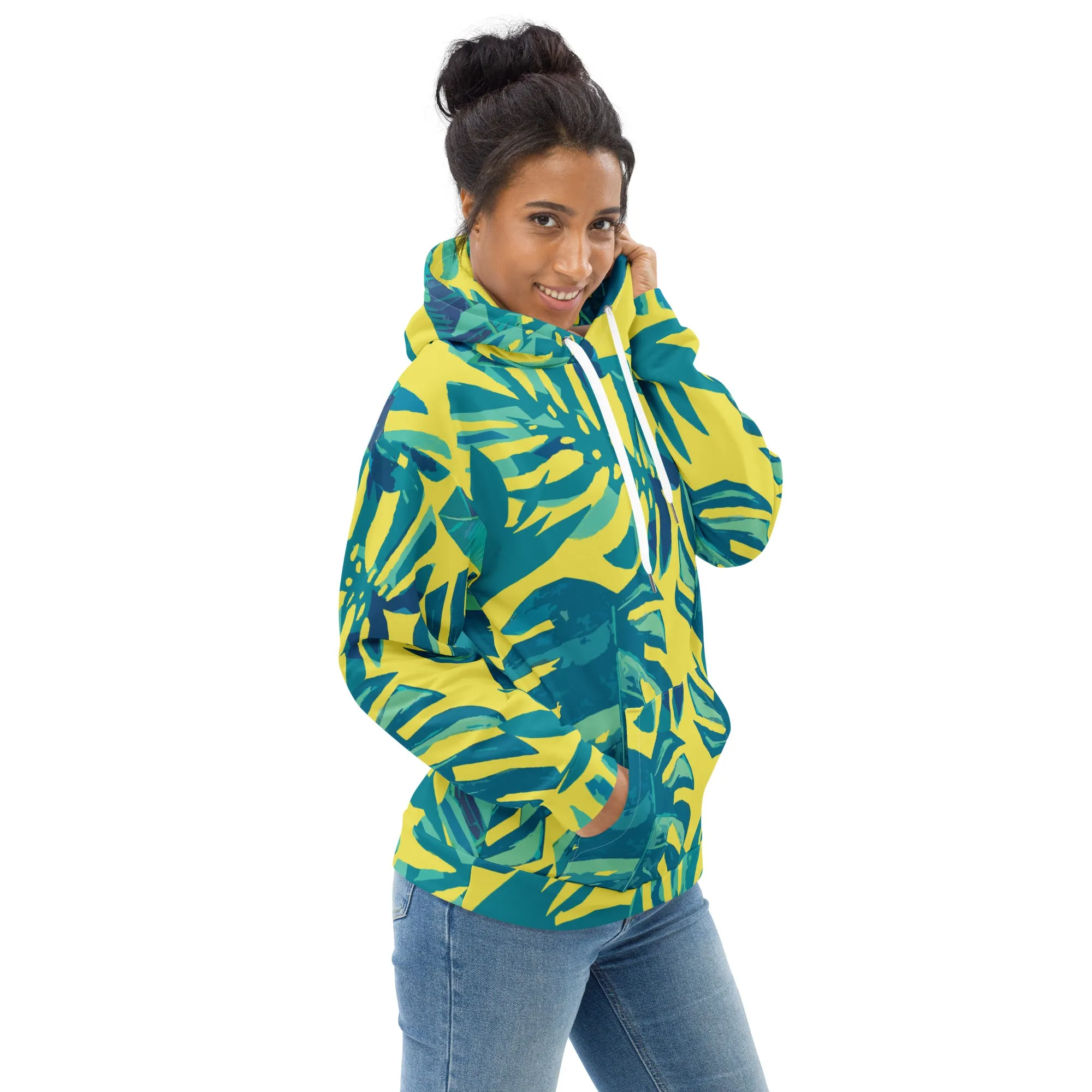 Floral Hoodie (Glamourange Spring Best Hoodies Collection - Flower Hoodies Print 0011)