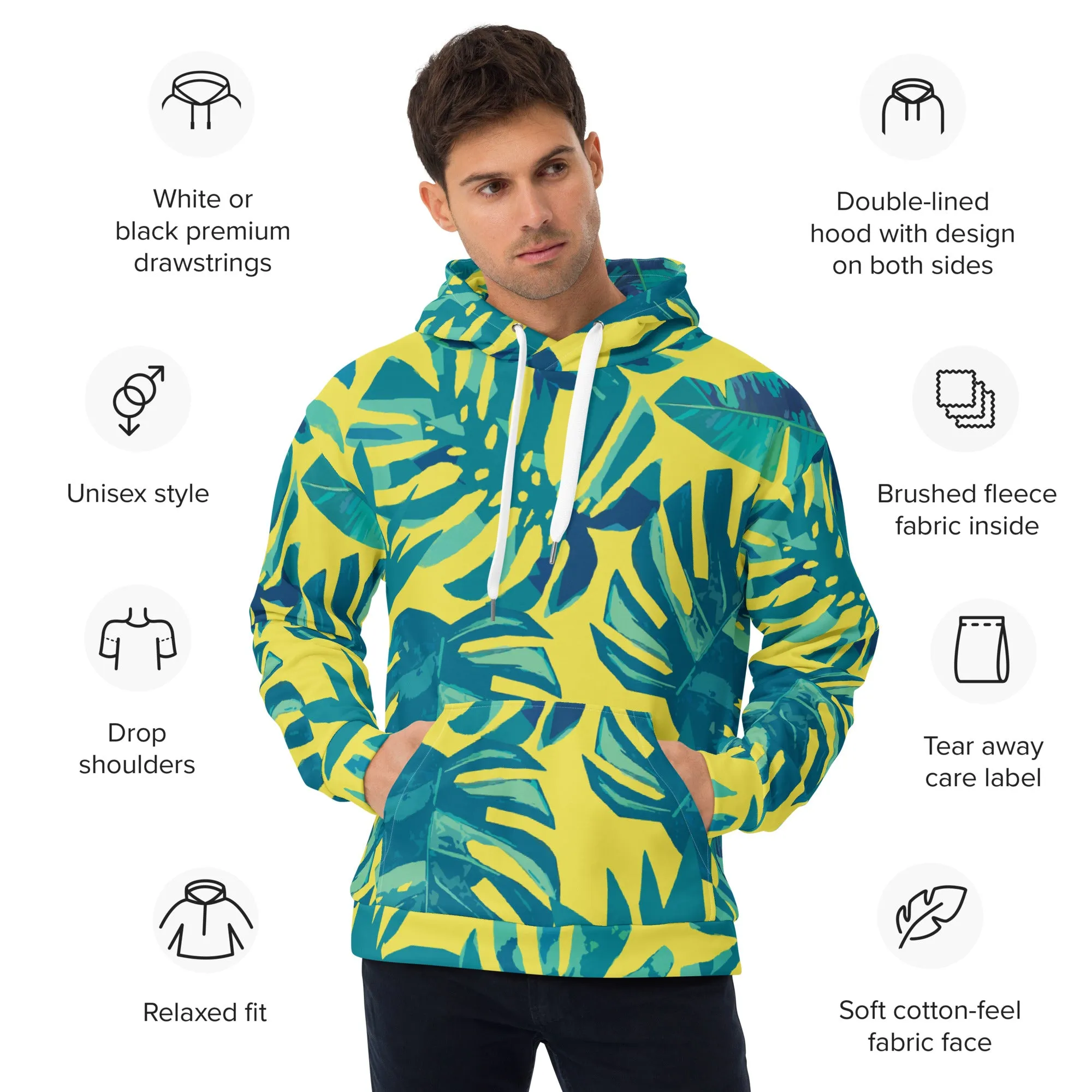 Floral Hoodie (Glamourange Spring Best Hoodies Collection - Flower Hoodies Print 0011)