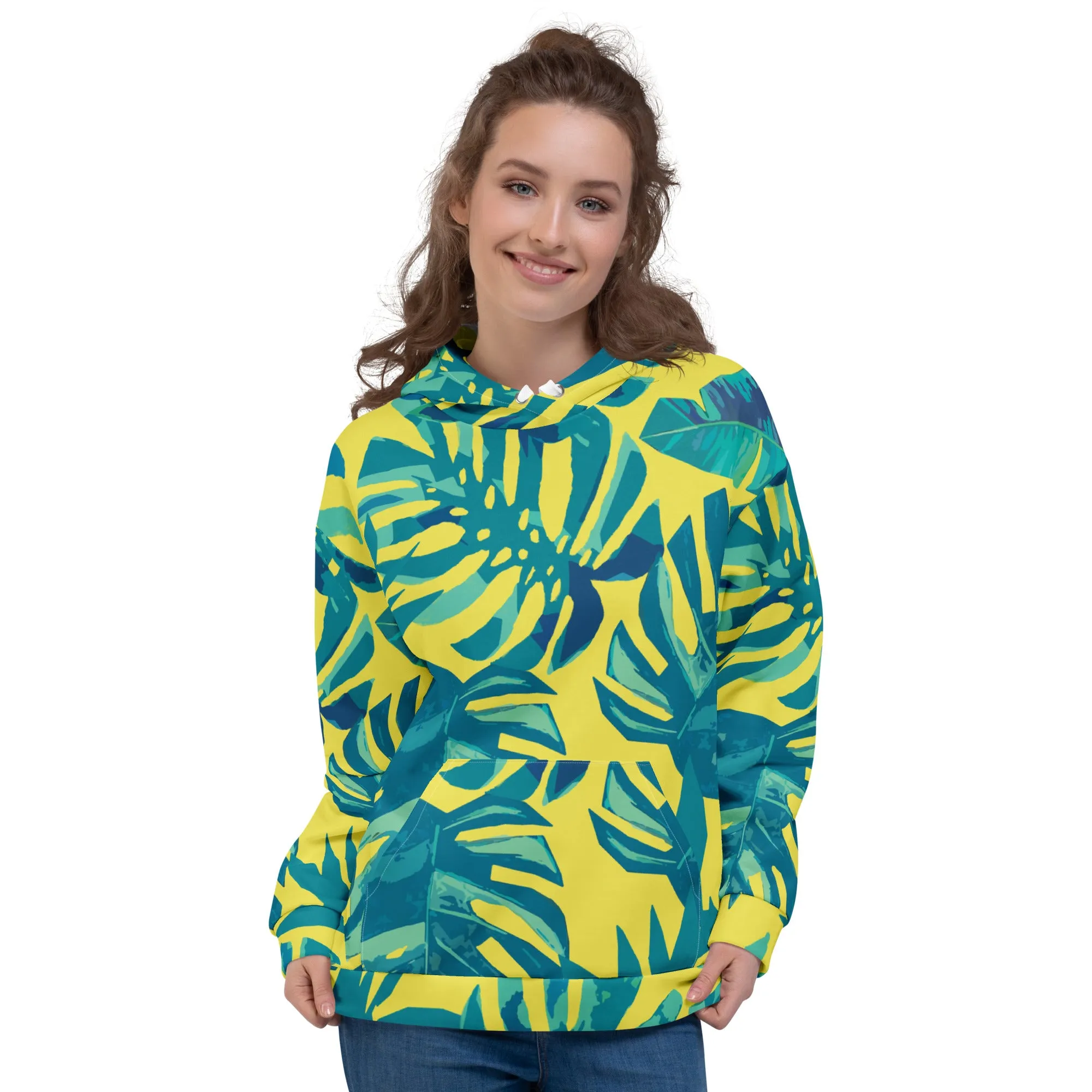 Floral Hoodie (Glamourange Spring Best Hoodies Collection - Flower Hoodies Print 0011)