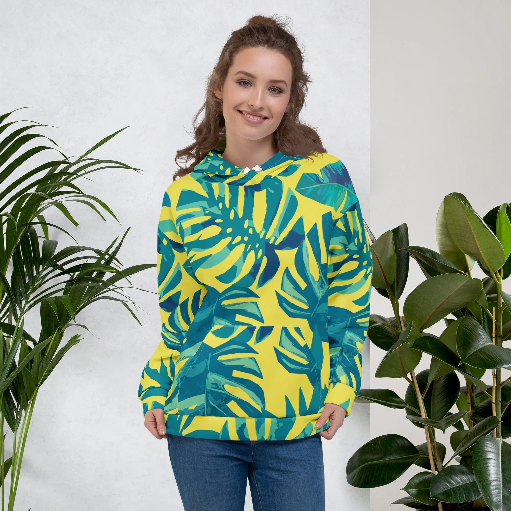 Floral Hoodie (Glamourange Spring Best Hoodies Collection - Flower Hoodies Print 0011)
