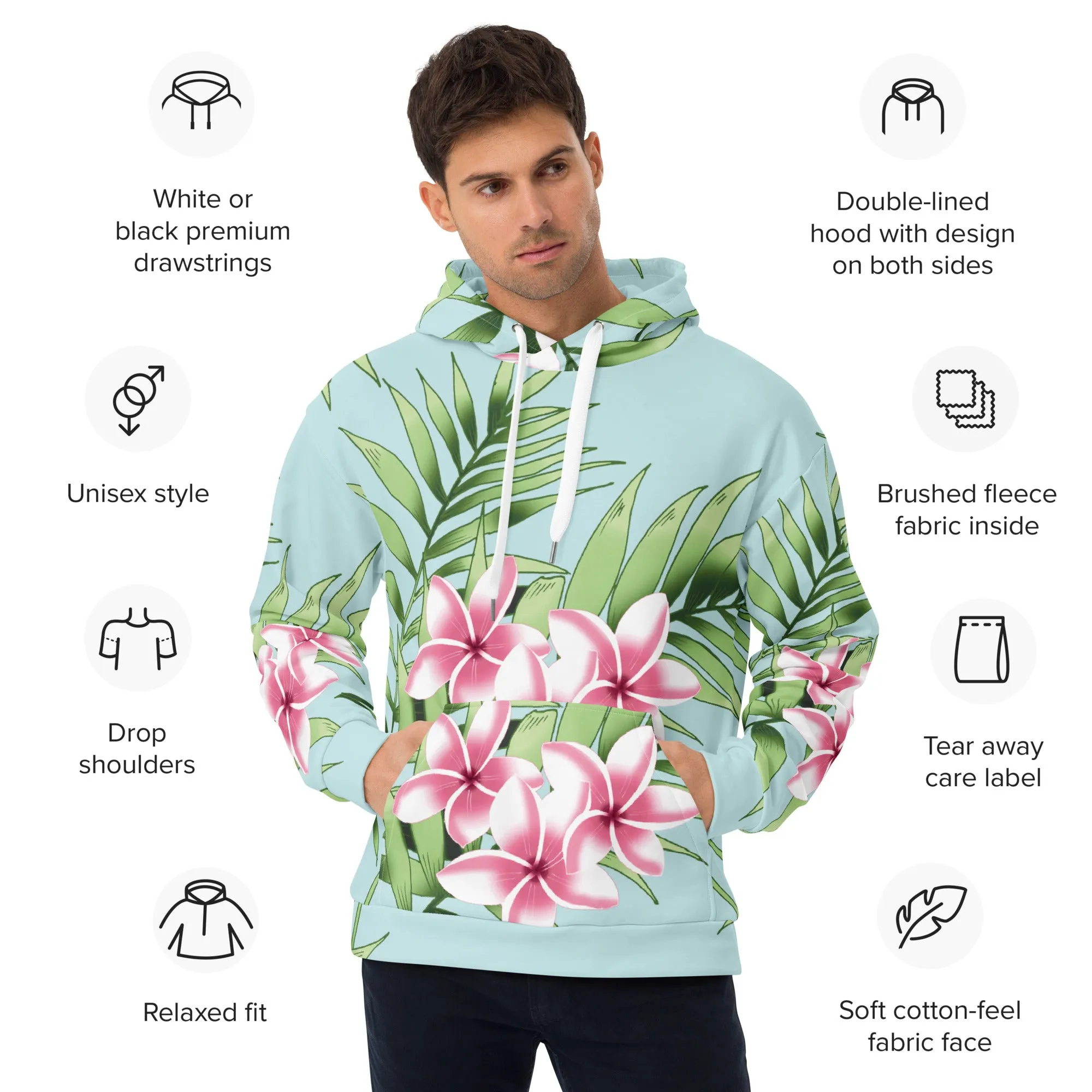 Floral Hoodie (Glamourange Spring Best Hoodies Collection - Flower Hoodies Print 001)