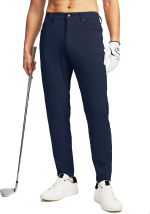 G Gradual Men's Stretch Golf Pants with 6 Pockets Slim Fit Dress Pants for Men Travel Casual Work