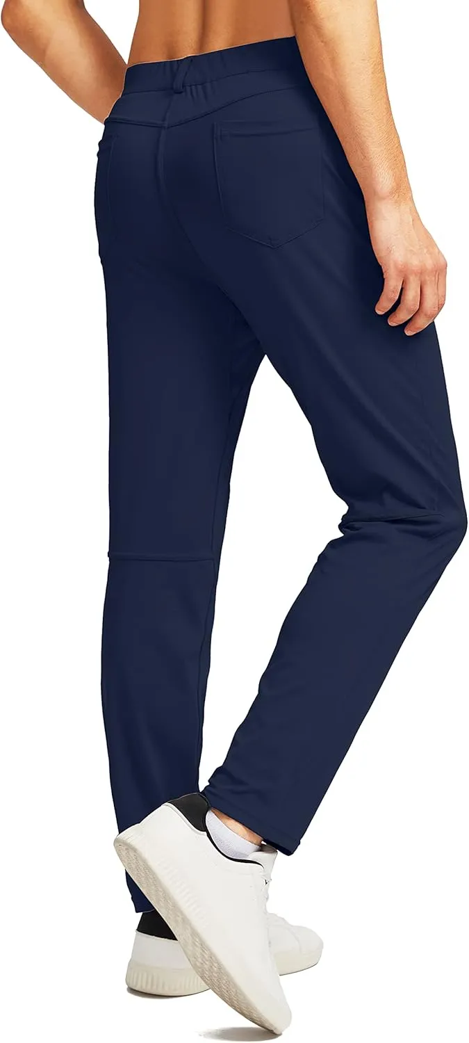 G Gradual Men's Stretch Golf Pants with 6 Pockets Slim Fit Dress Pants for Men Travel Casual Work