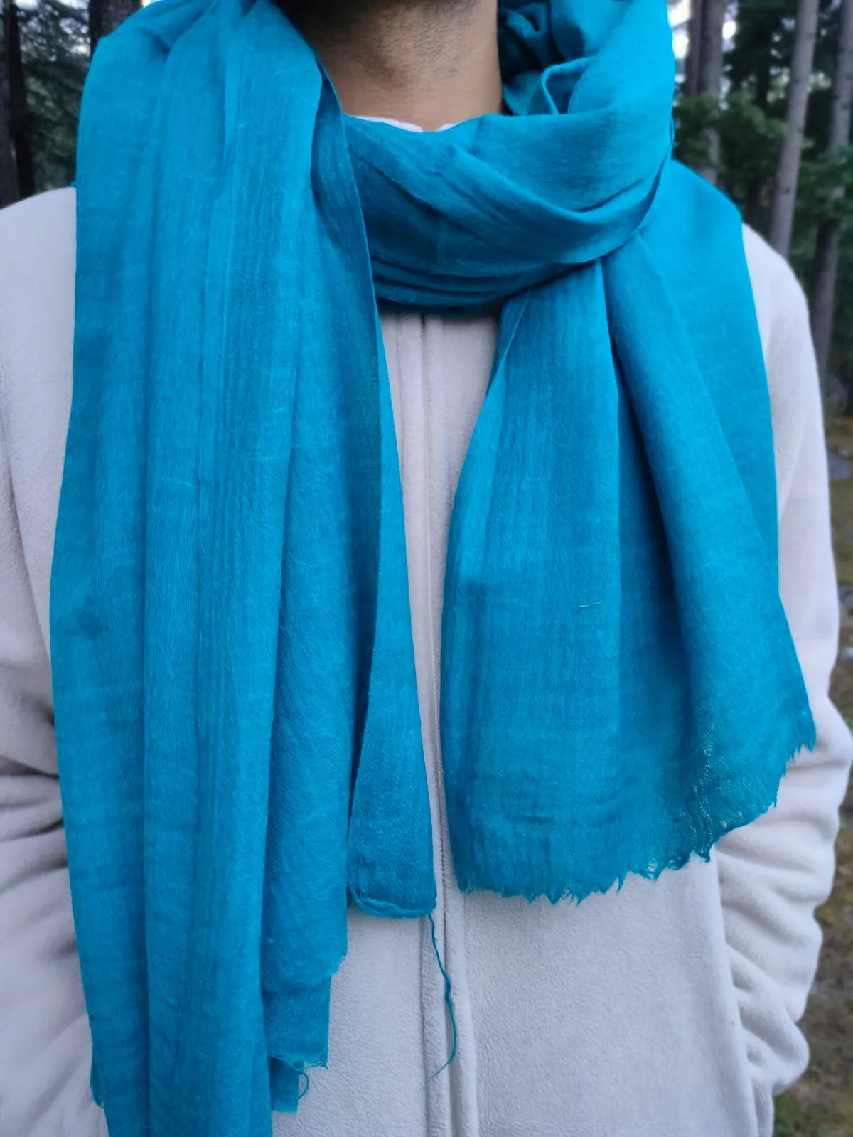 Handmade wool scarf