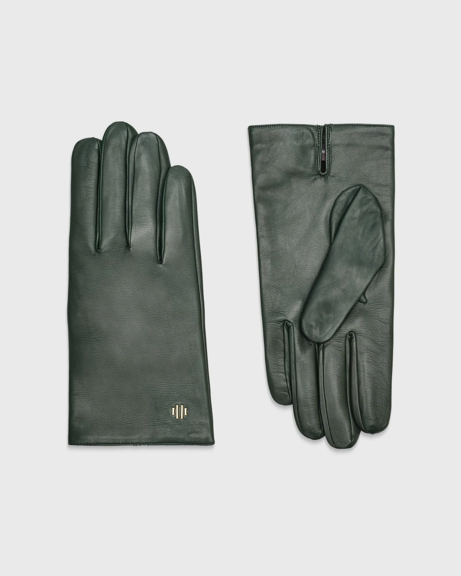 Henri Green Leather Gloves