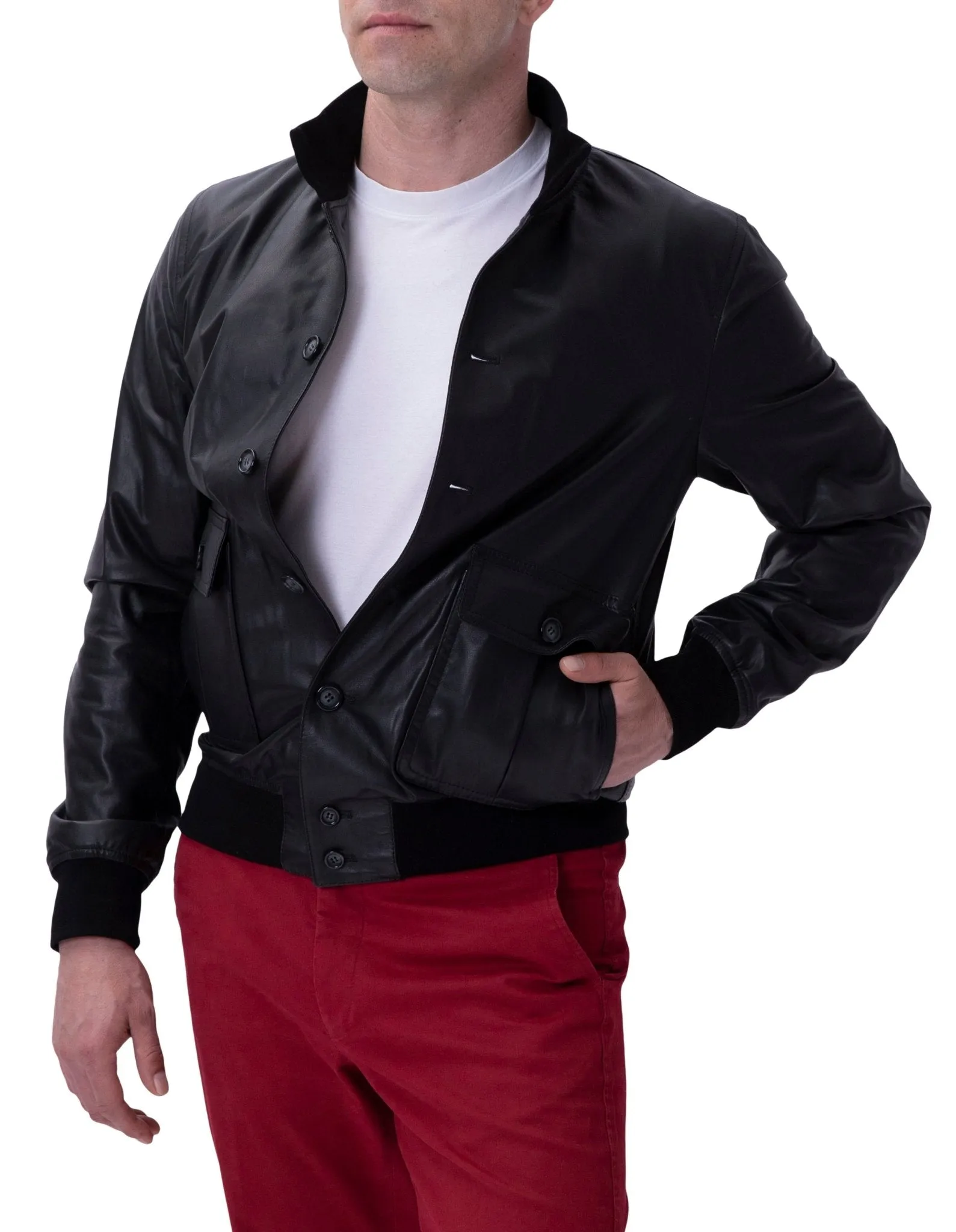 Henry Sartorial x Valstar Iconic Leather Jacket Black