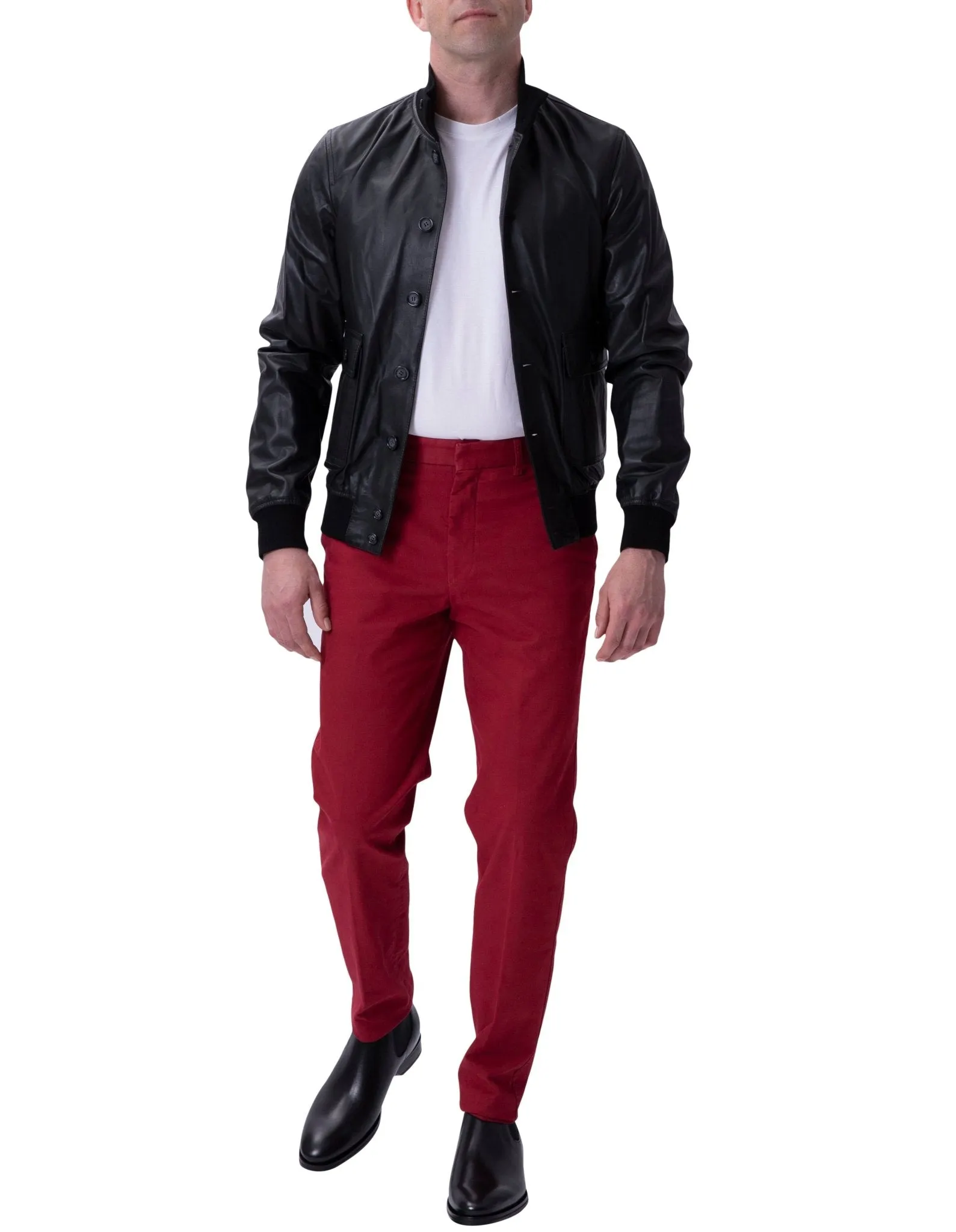 Henry Sartorial x Valstar Iconic Leather Jacket Black