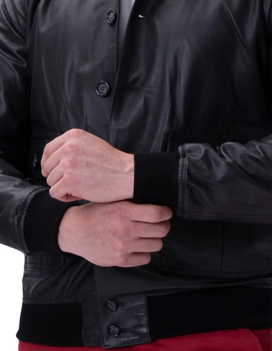 Henry Sartorial x Valstar Iconic Leather Jacket Black
