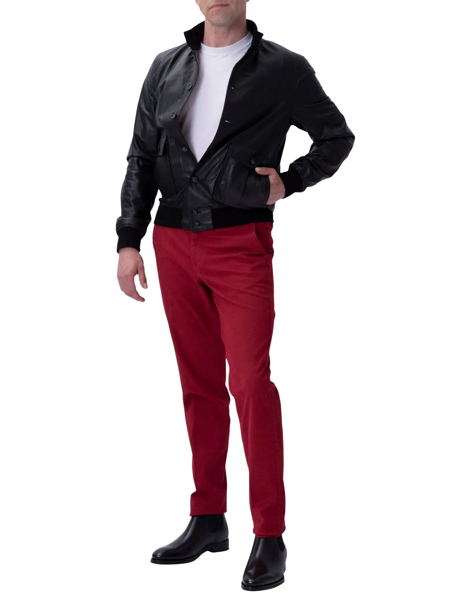 Henry Sartorial x Valstar Iconic Leather Jacket Black