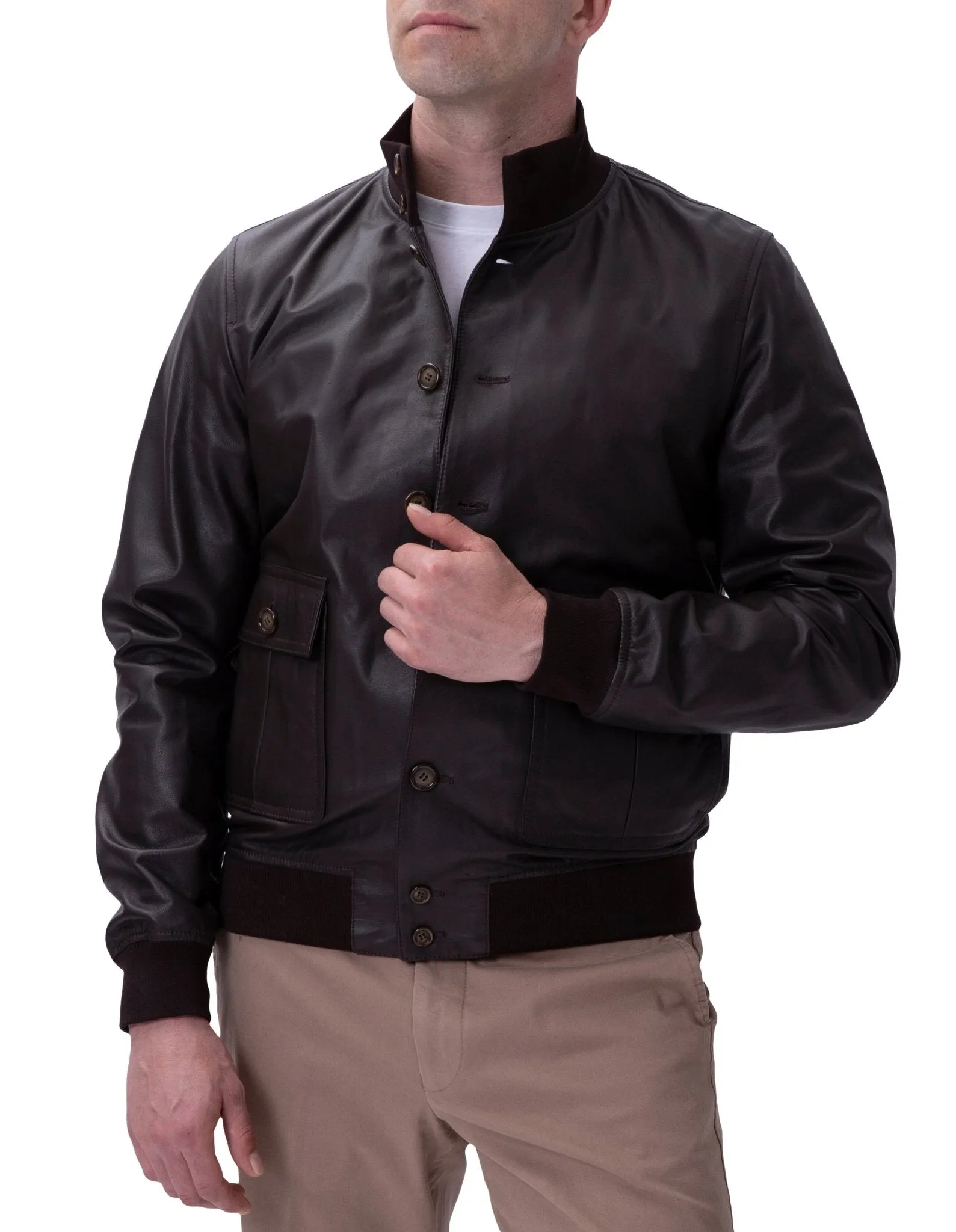 Henry Sartorial x Valstar Iconic Leather Jacket Caffe