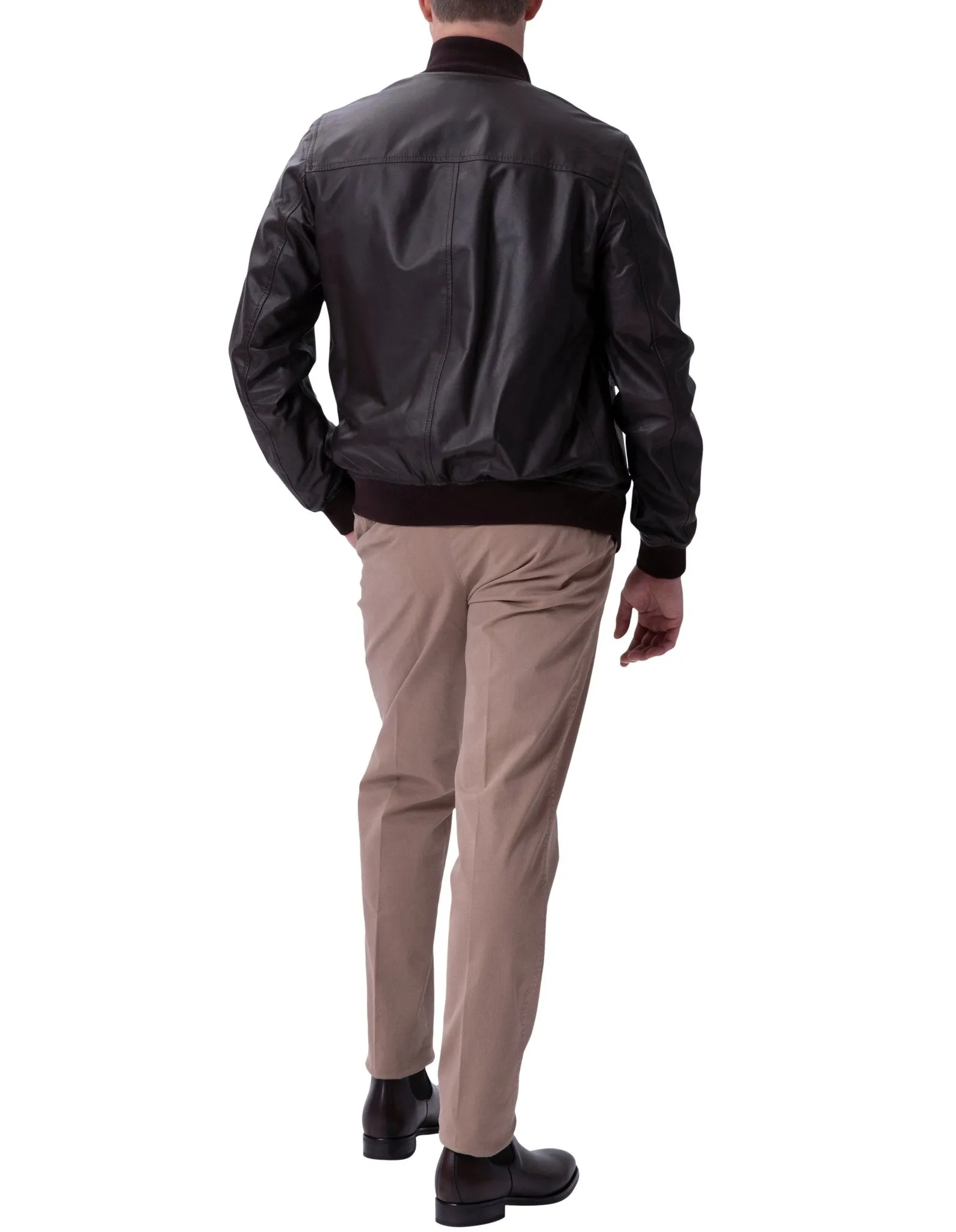 Henry Sartorial x Valstar Iconic Leather Jacket Caffe