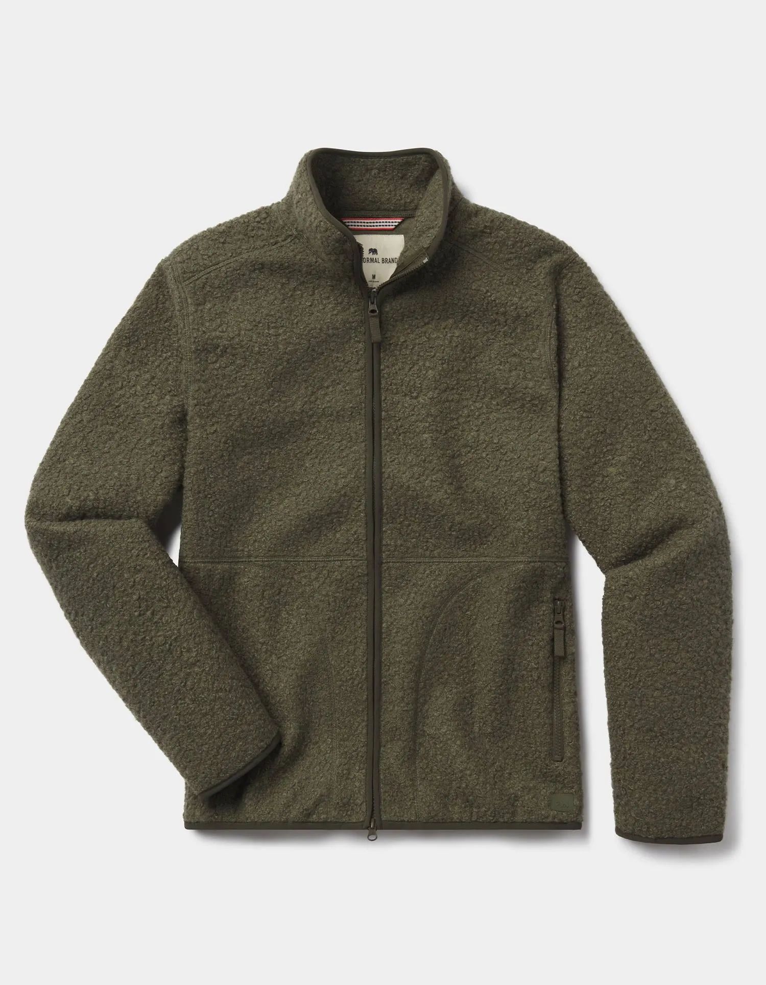 Highland Fleece Full Zip in Dusty Olive